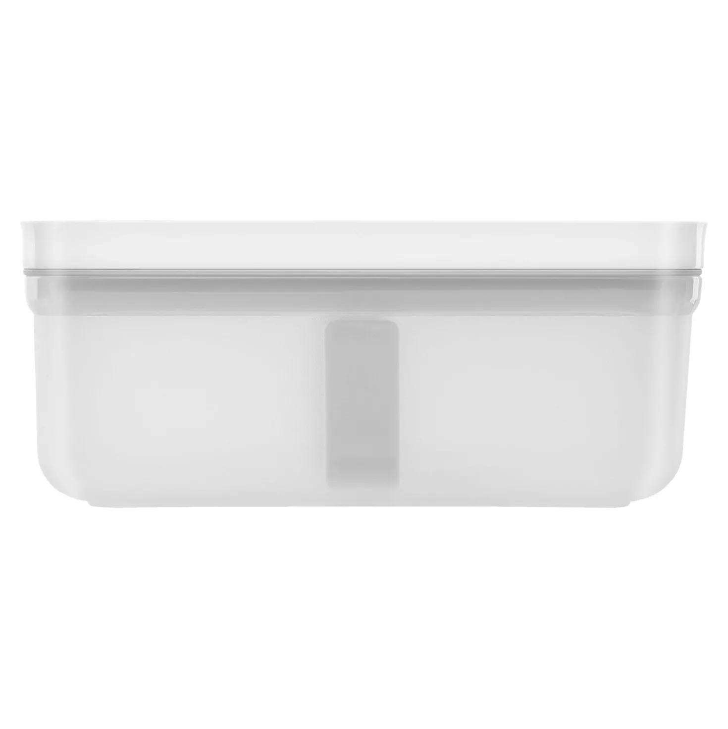 M, Vacuum Lunch Box, Plastic, Semitransparent-grey