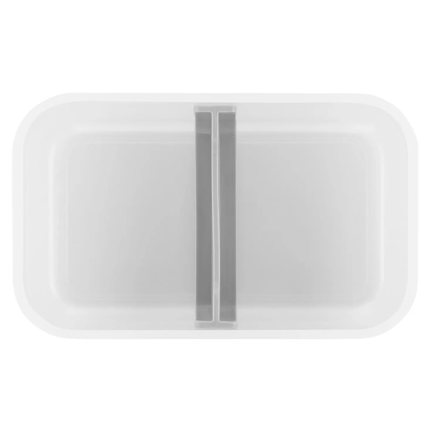 M, Vacuum Lunch Box, Plastic, Semitransparent-grey