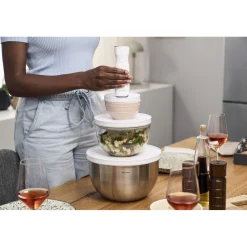 Macaron Bowl set with Vacuum Lid