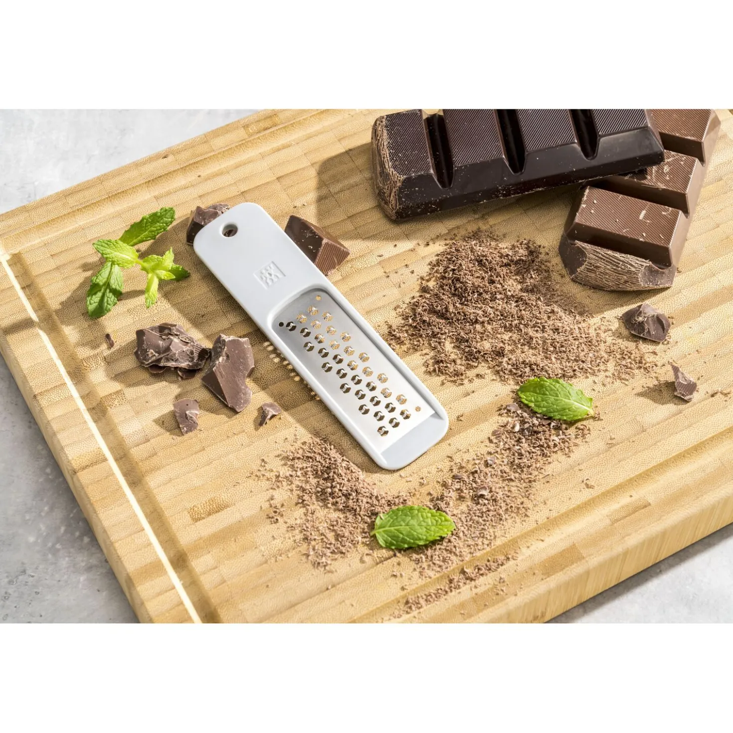 Mini grater, grey