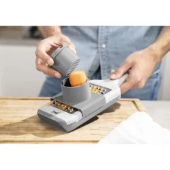 Multi grater/mandoline, grey