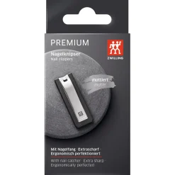 Nail Clippers With Nail Catch - Black Matt