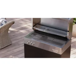 Natural gas grill, black matte