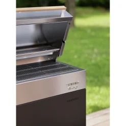 Natural gas grill, black matte