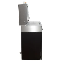 Natural gas grill, black matte
