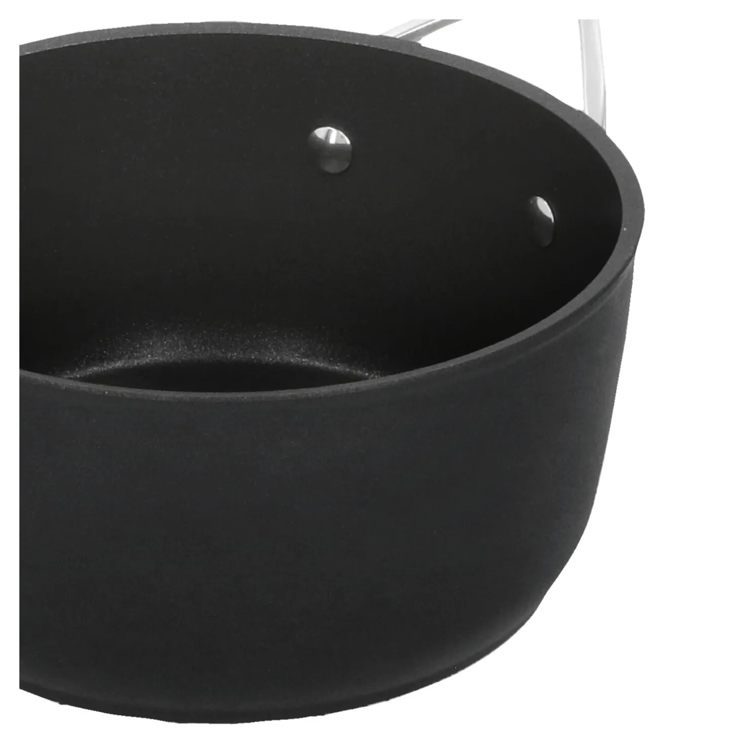 Nonstick Saucepan without Lid, 2 qt, aluminum