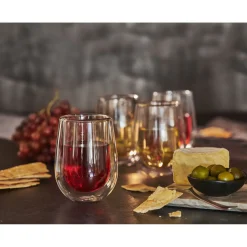 10-oz / 2-pc Stemless White Wine Glass