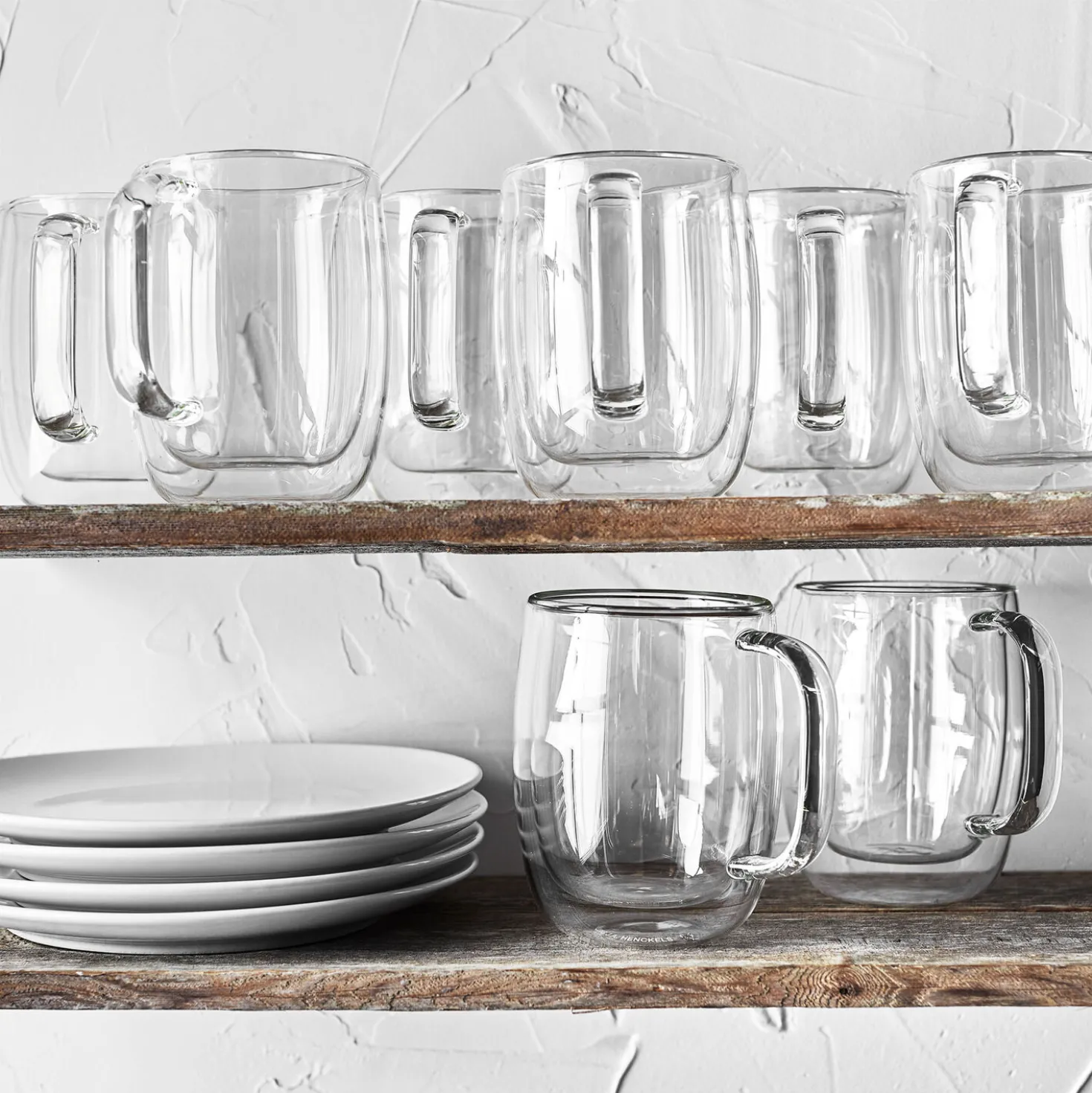 12-oz-/-8-pc Coffee Glass Mug Set