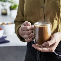 12-oz-/-2-pc Coffee Glass Mug Set