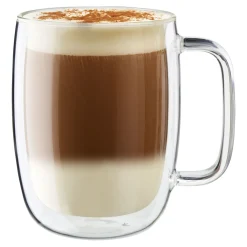 15-oz-/-2-pc Latte Glass Mug Set