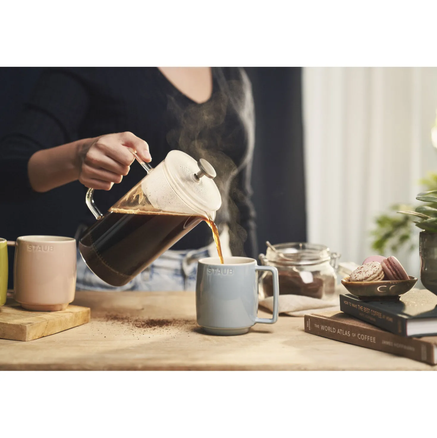 11.8-oz-/-6-pc Macaron Coffee/Tea Mugs