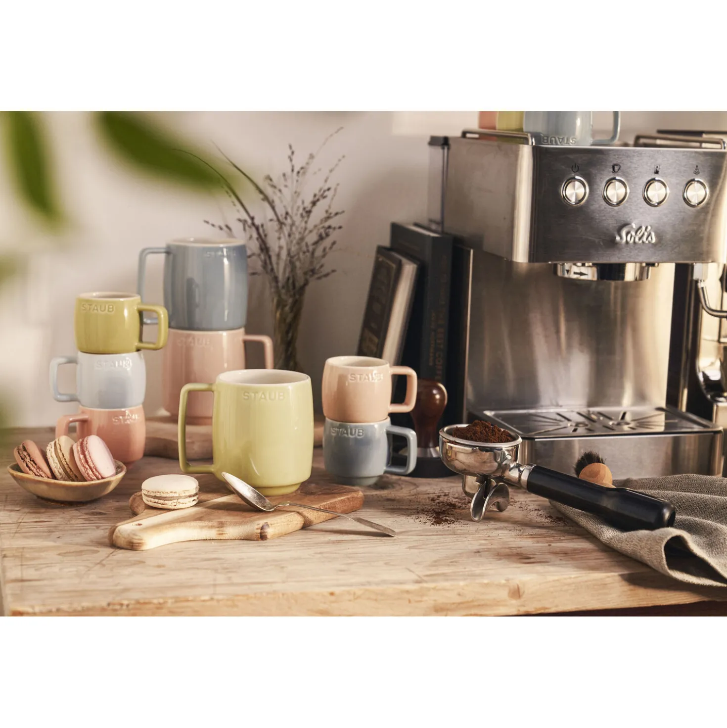 11.8-oz-/-6-pc Macaron Coffee/Tea Mugs