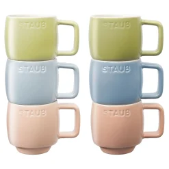 3.5-oz-/-6-pc Macaron Espresso Cups