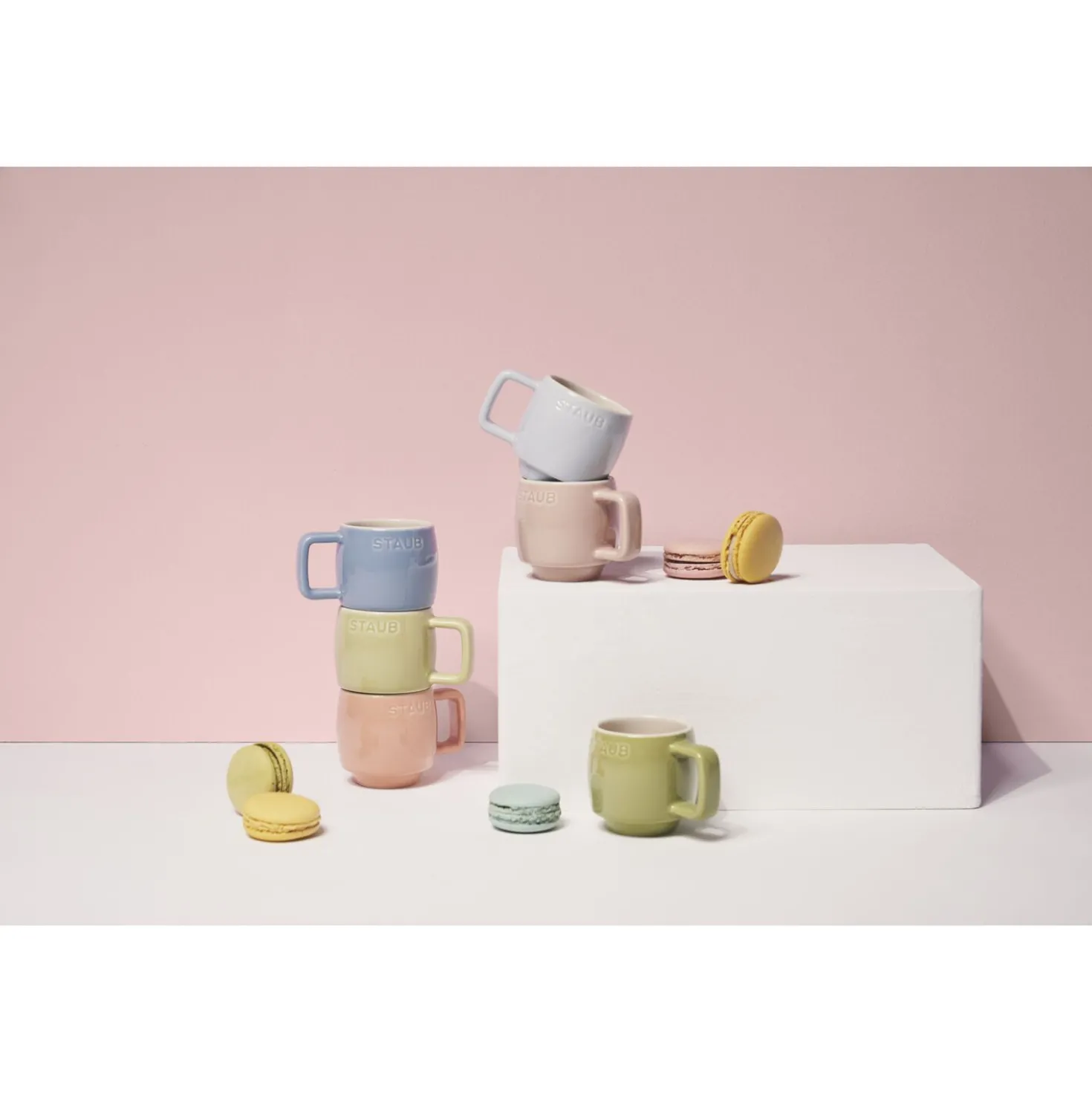 3.5-oz-/-6-pc Macaron Espresso Cups