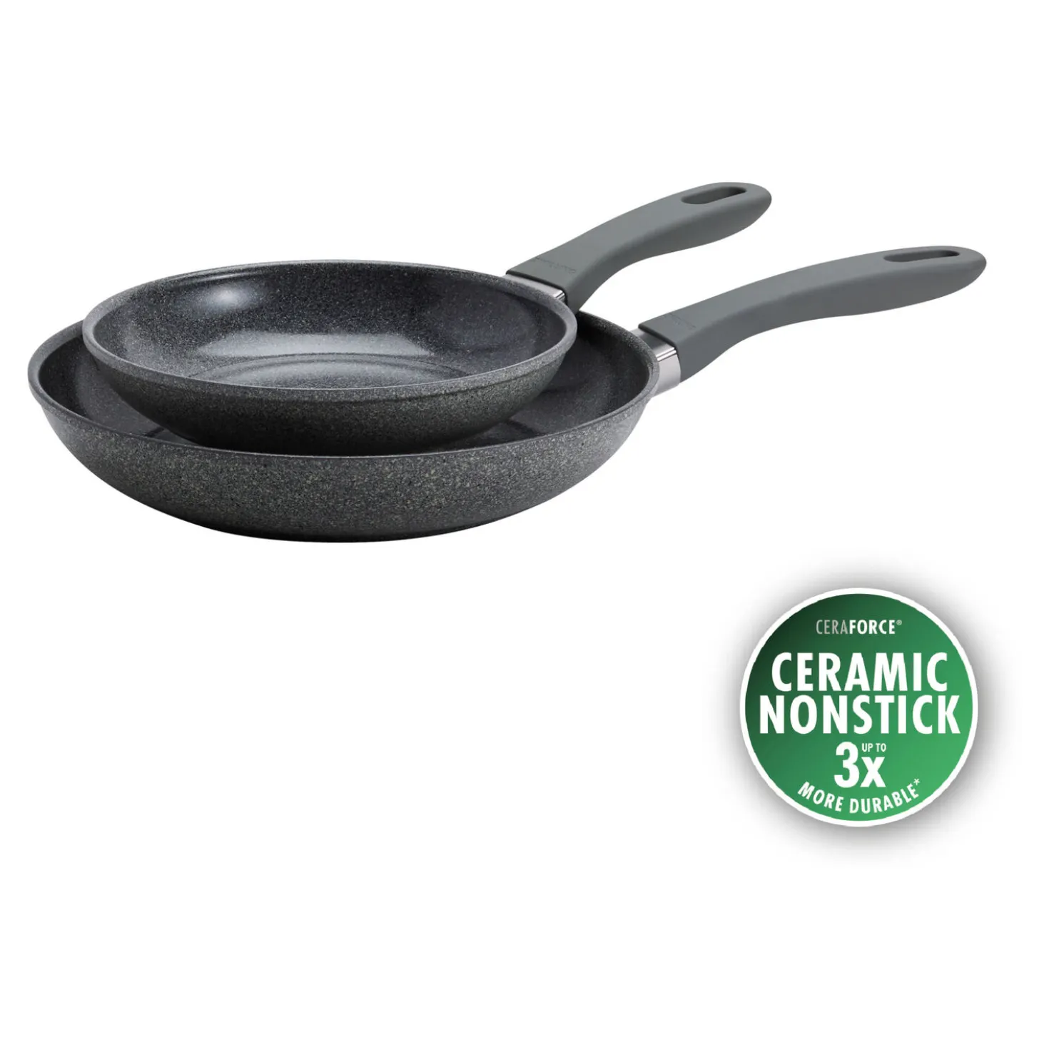2-pc, Aluminum, Non-stick, Ceramic Fry Pan Set