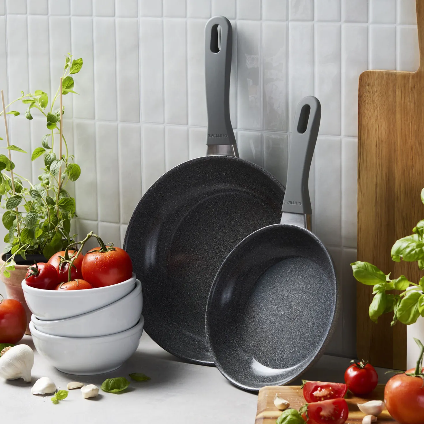 2-pc, Aluminum, Non-stick, Ceramic Fry Pan Set