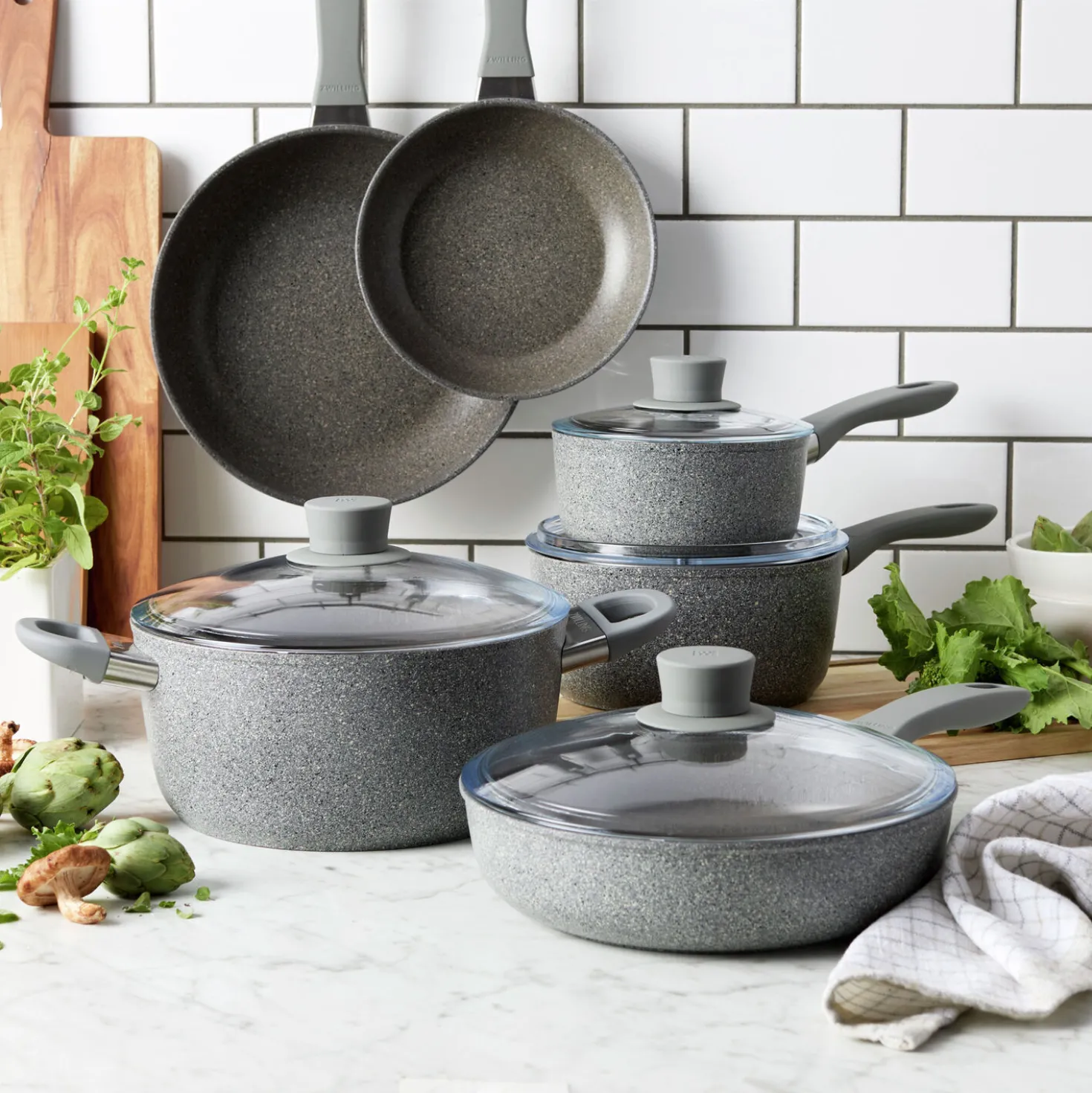 10-pc, Aluminum Nonstick Cookware Set