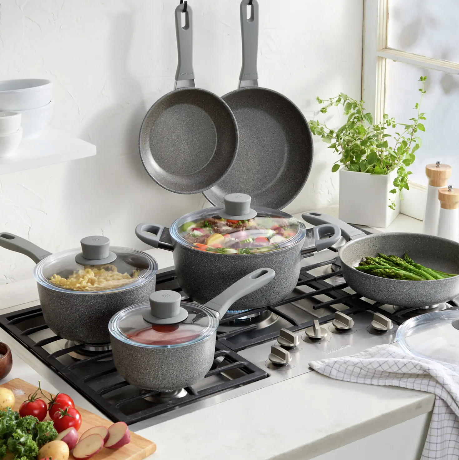 10-pc, Aluminum Nonstick Cookware Set