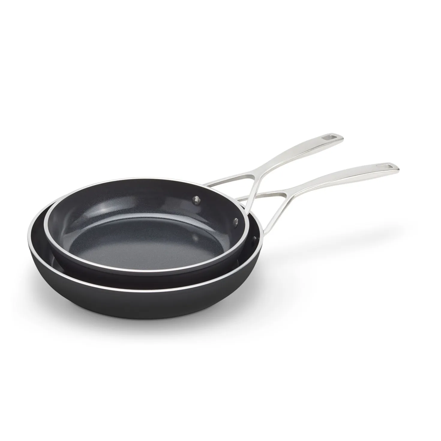 2-pc, Aluminum, Non-stick, Frying Pan Set