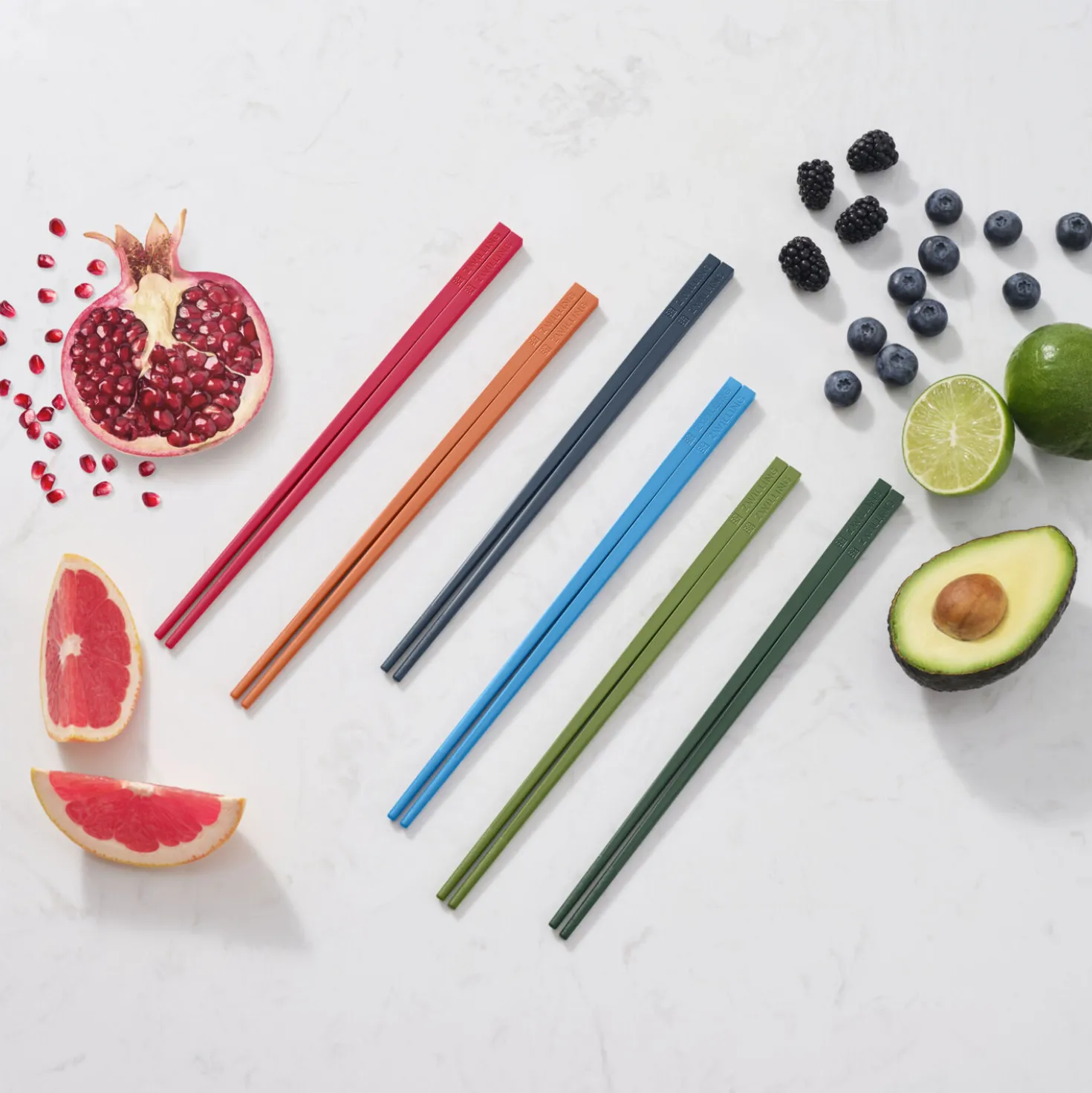 12-pc Antibacterial Chopsticks Set
