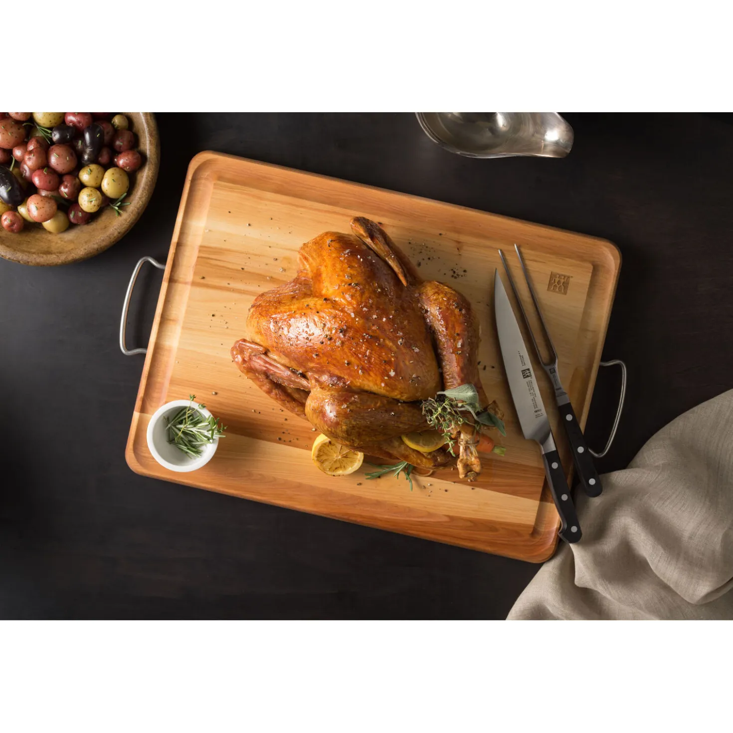 2-pc, Carving Knife And Fork Set
