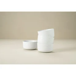 4-pc, Cereal Bowl Set, white