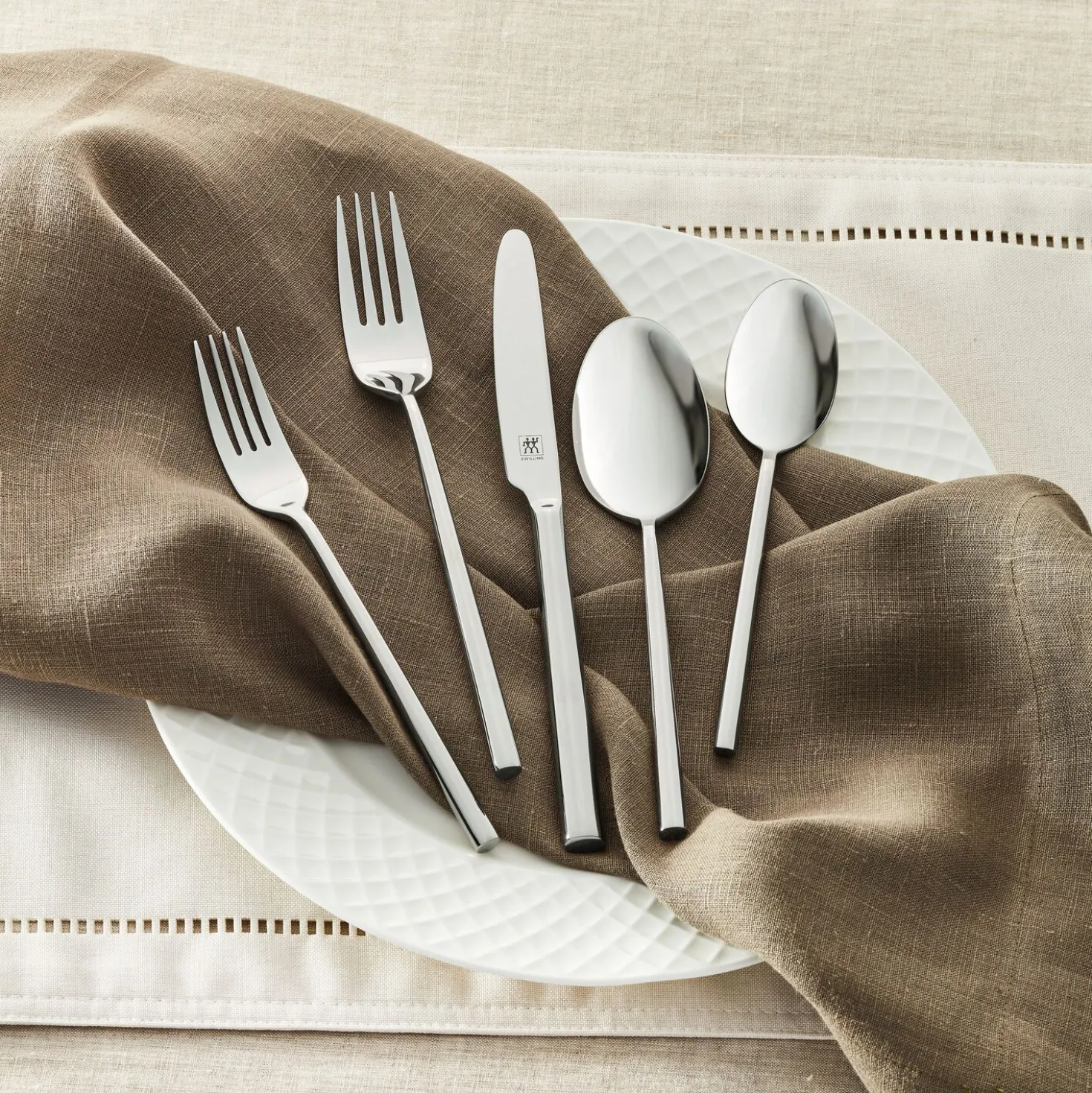 45-pc Flatware Set, 18/10 Stainless Steel