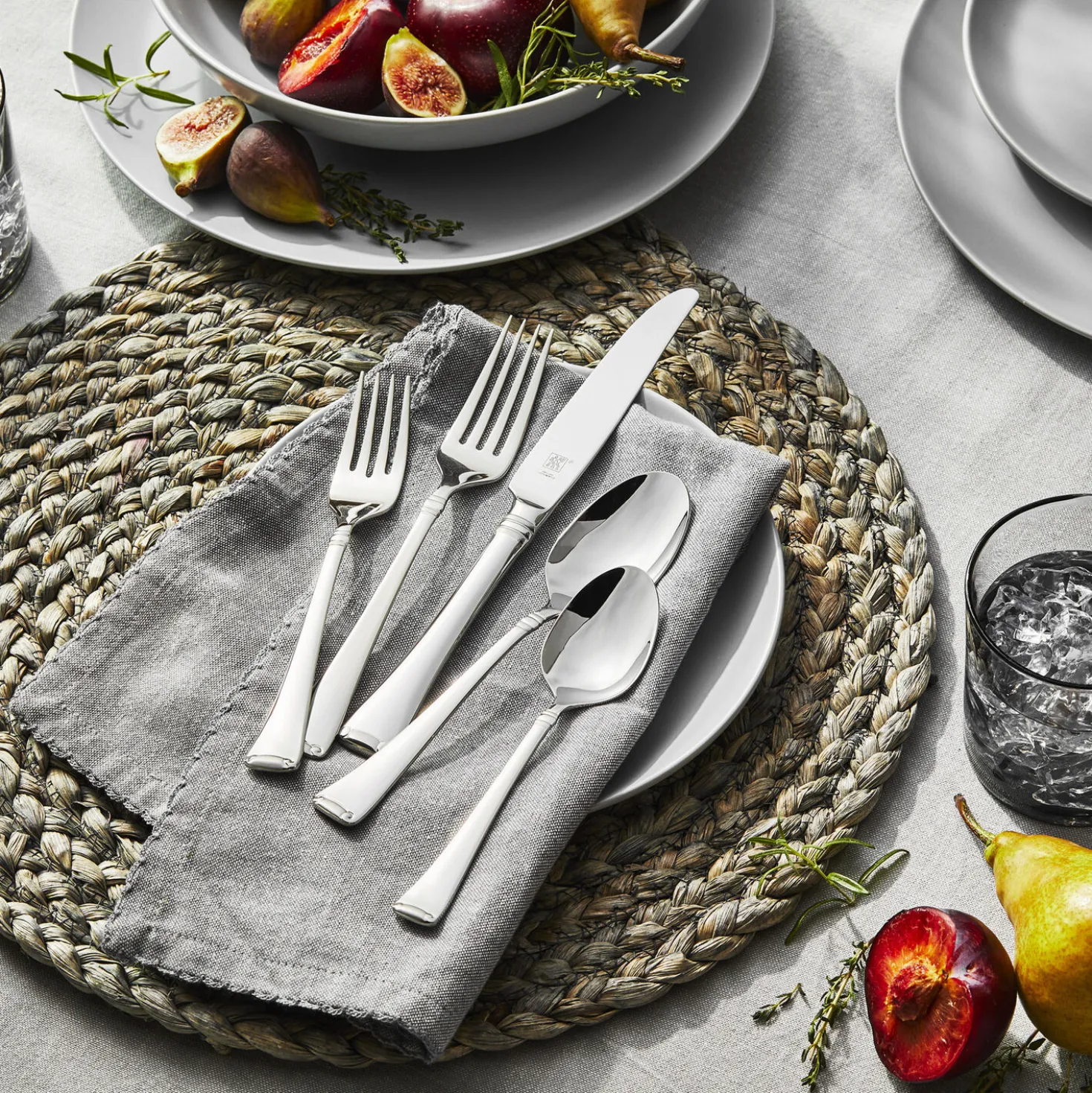 65-pc Flatware Set, 18/10 Stainless Steel