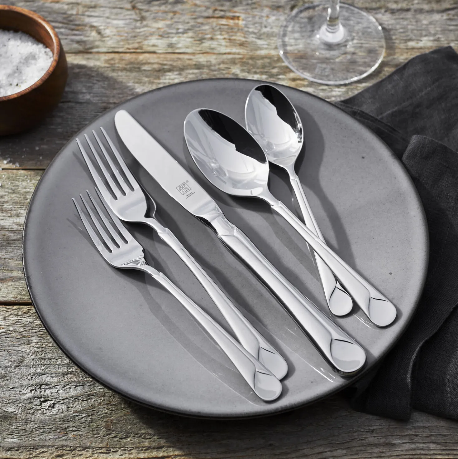 45-pc Flatware Set, 18/10 Stainless Steel