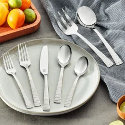42-pc Flatware Set, 18/10 Stainless Steel