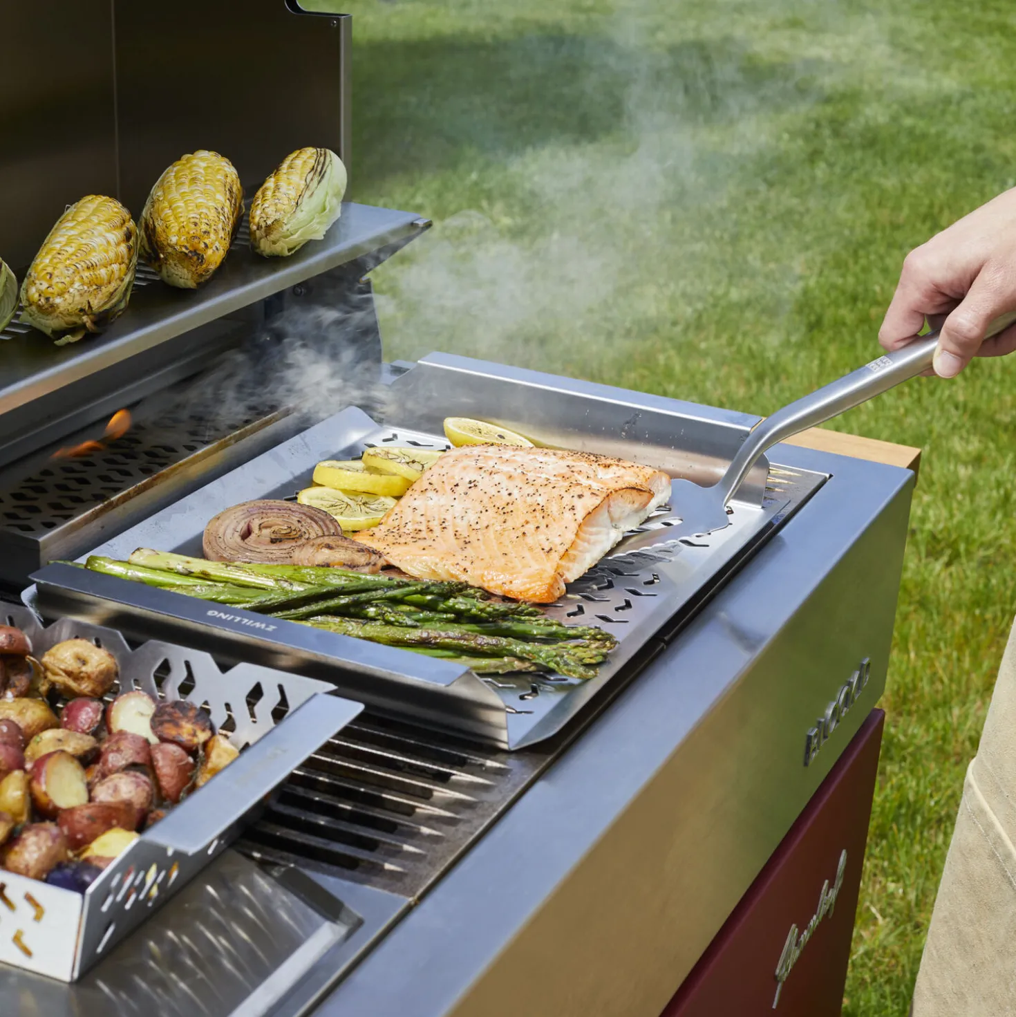 4-pc Grill Tool Set, Stainless Steel