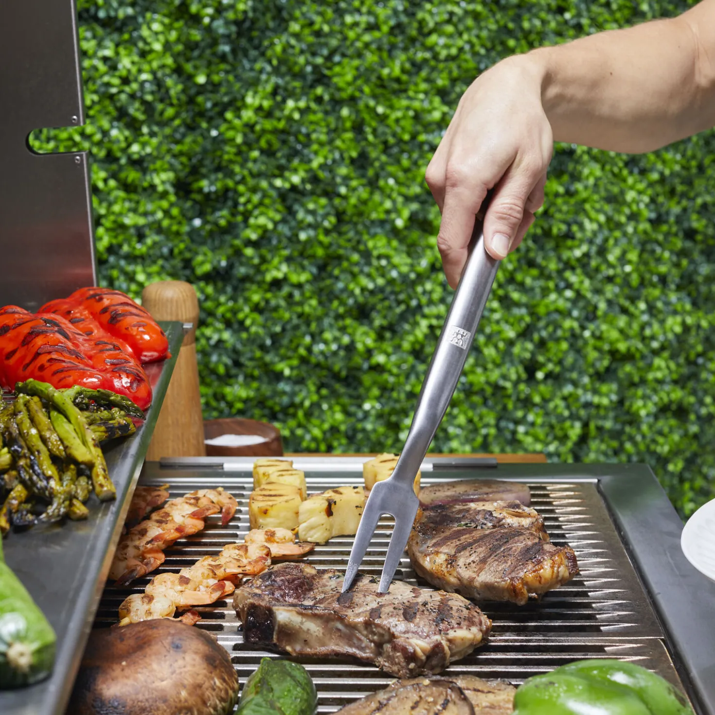 4-pc Grill Tool Set, Stainless Steel