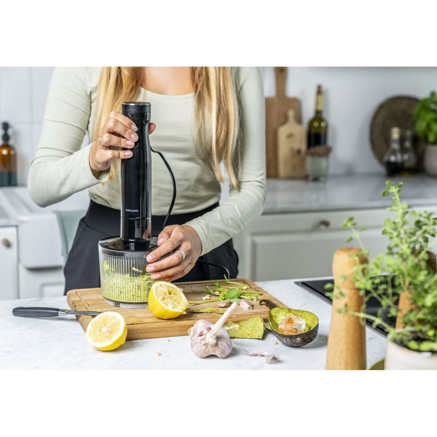 4-pc Hand Blender With Accessories Set