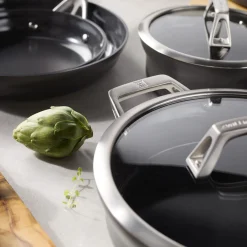 10-pc, Hard Anodized Ceramic Nonstick Cookware Set
