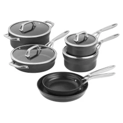 10-pc, Hard Anodized Nonstick Cookware Set