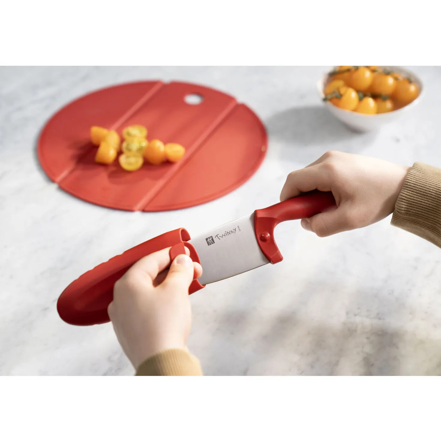 2-pc, Knife And Foldable Cutting Board Set