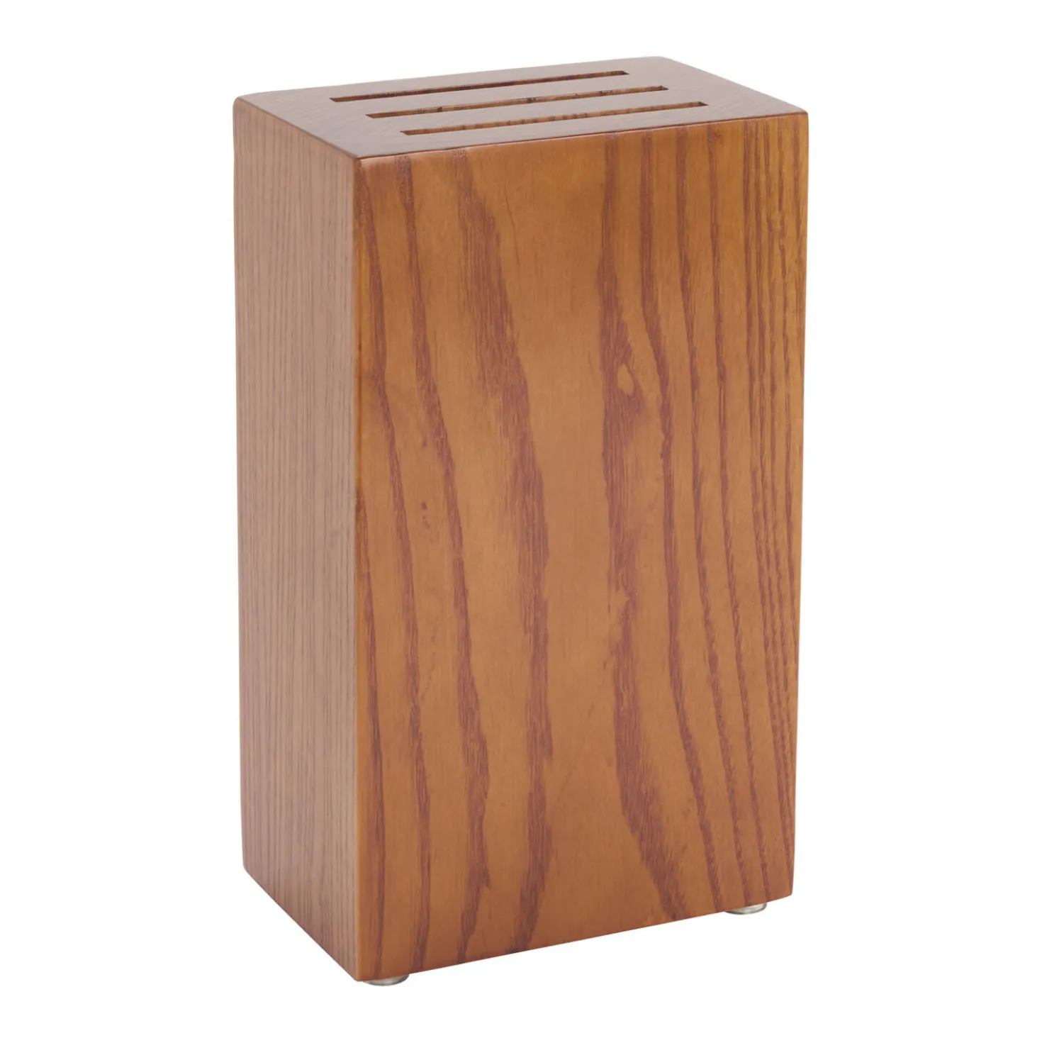 7-pc, Knife block set, brown
