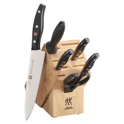 7-pc, Knife block set, natural