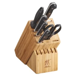 7-pc, Knife block set, natural