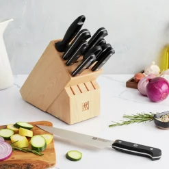 10-pc, Knife block set, natural