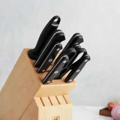 10-pc, Knife block set, natural