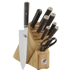 10-pc, Knife block set, natural