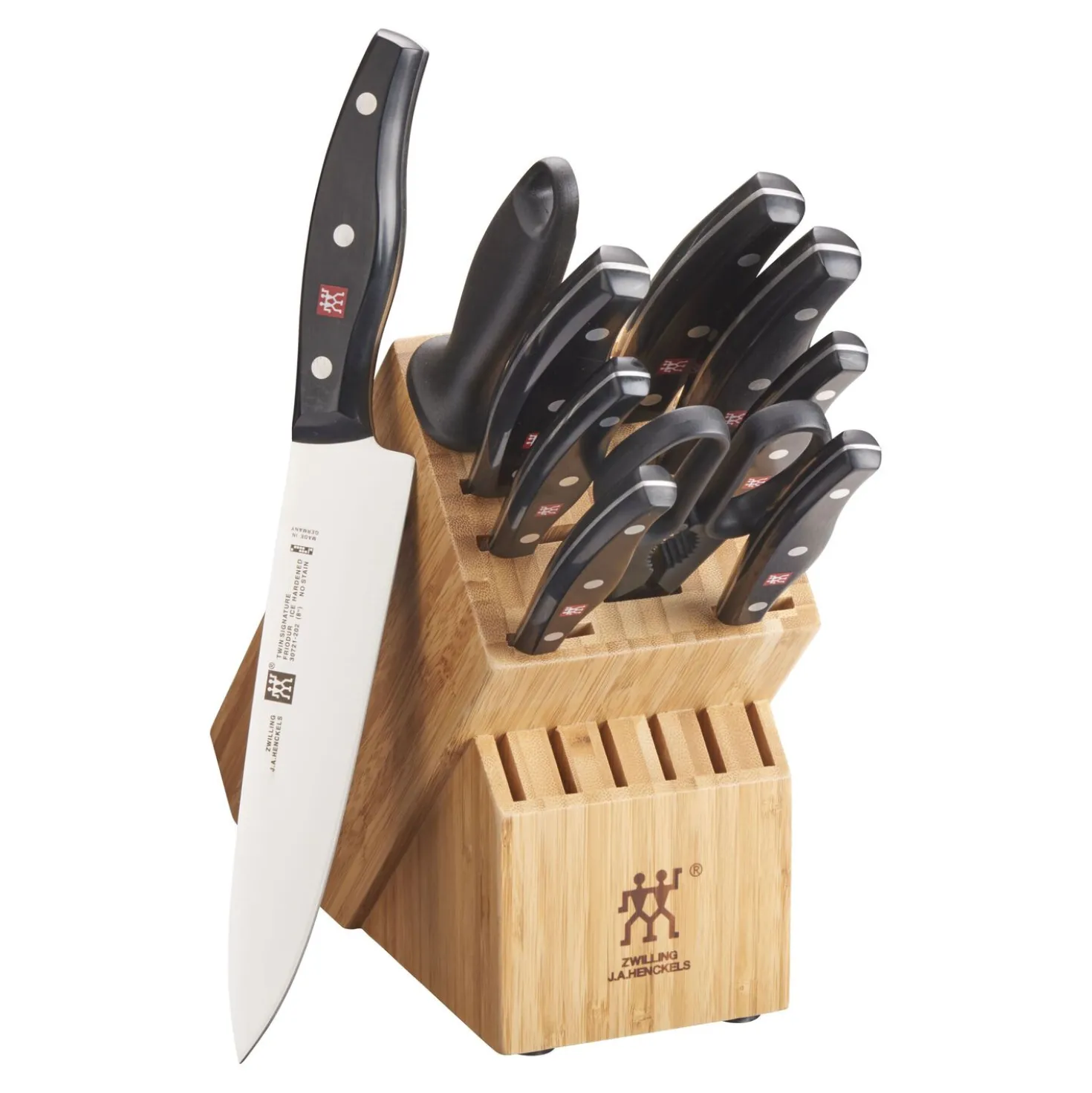 11-pc, Knife block set, natural