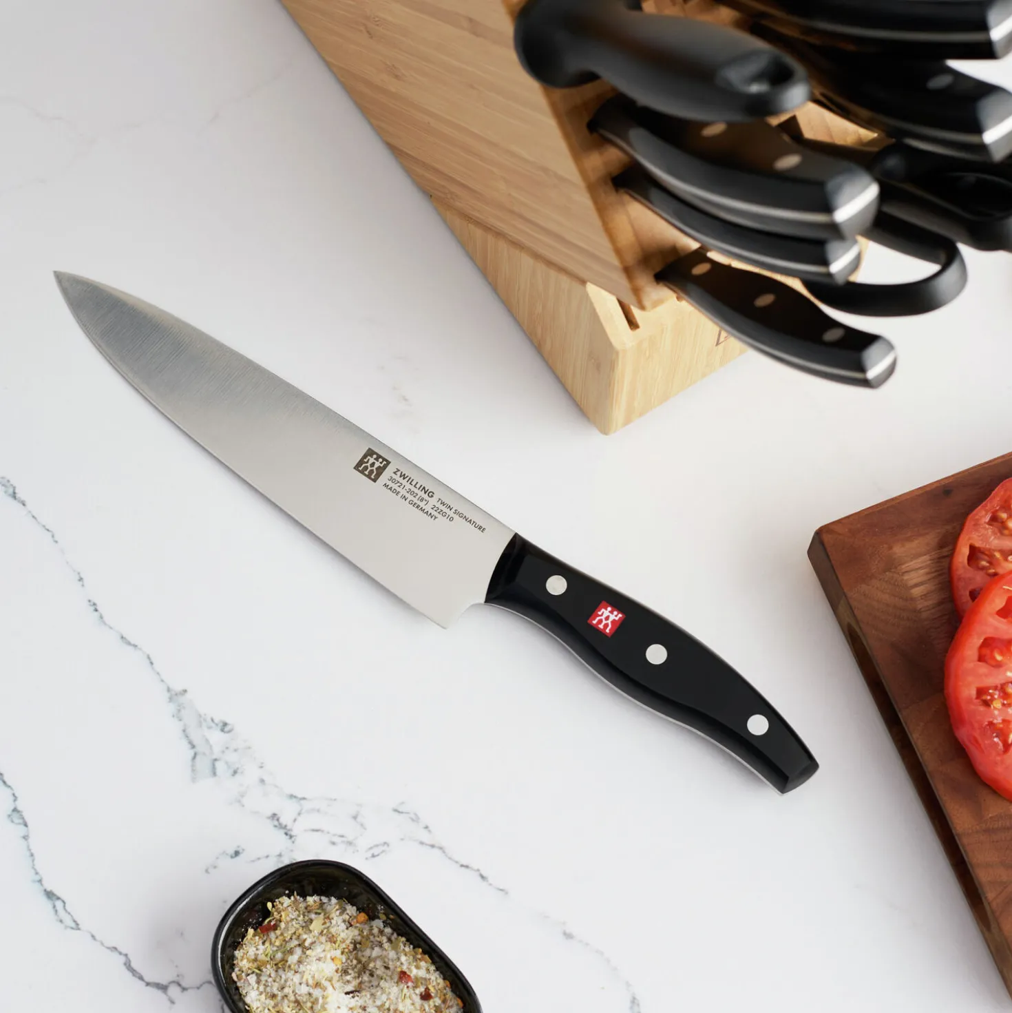 11-pc, Knife block set, natural