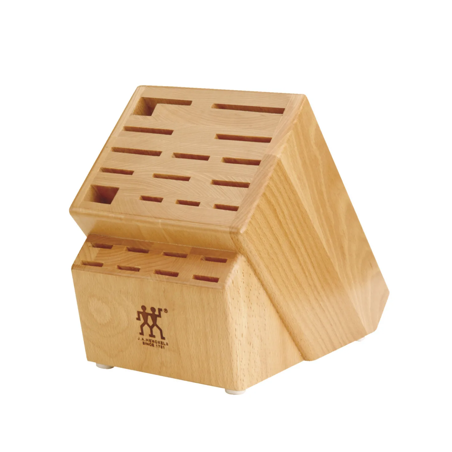 20-pc, Knife block set, natural