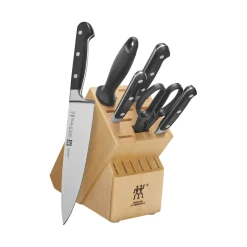 7-pc, Knife block set, natural
