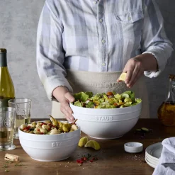 2-pc, Large Mixing Bowl Set, white