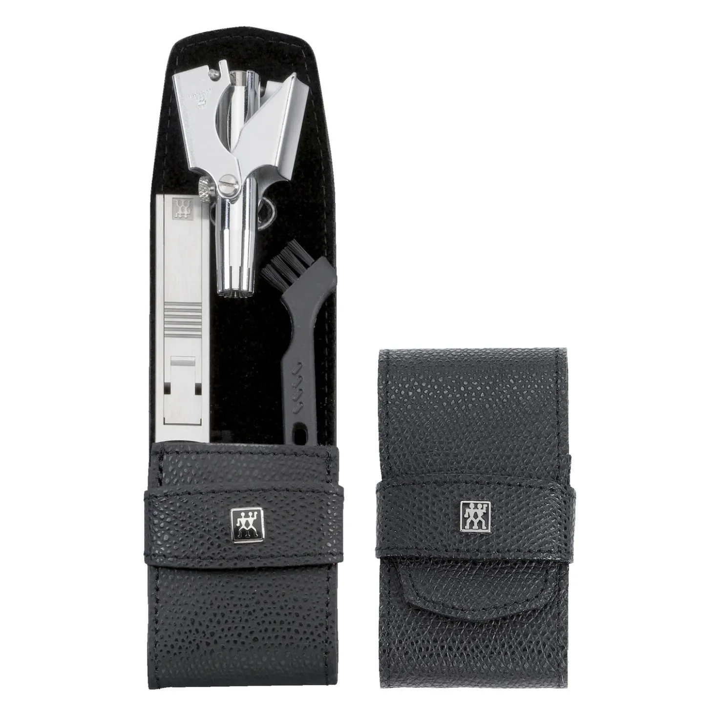 2-pc Leather Pocket Case