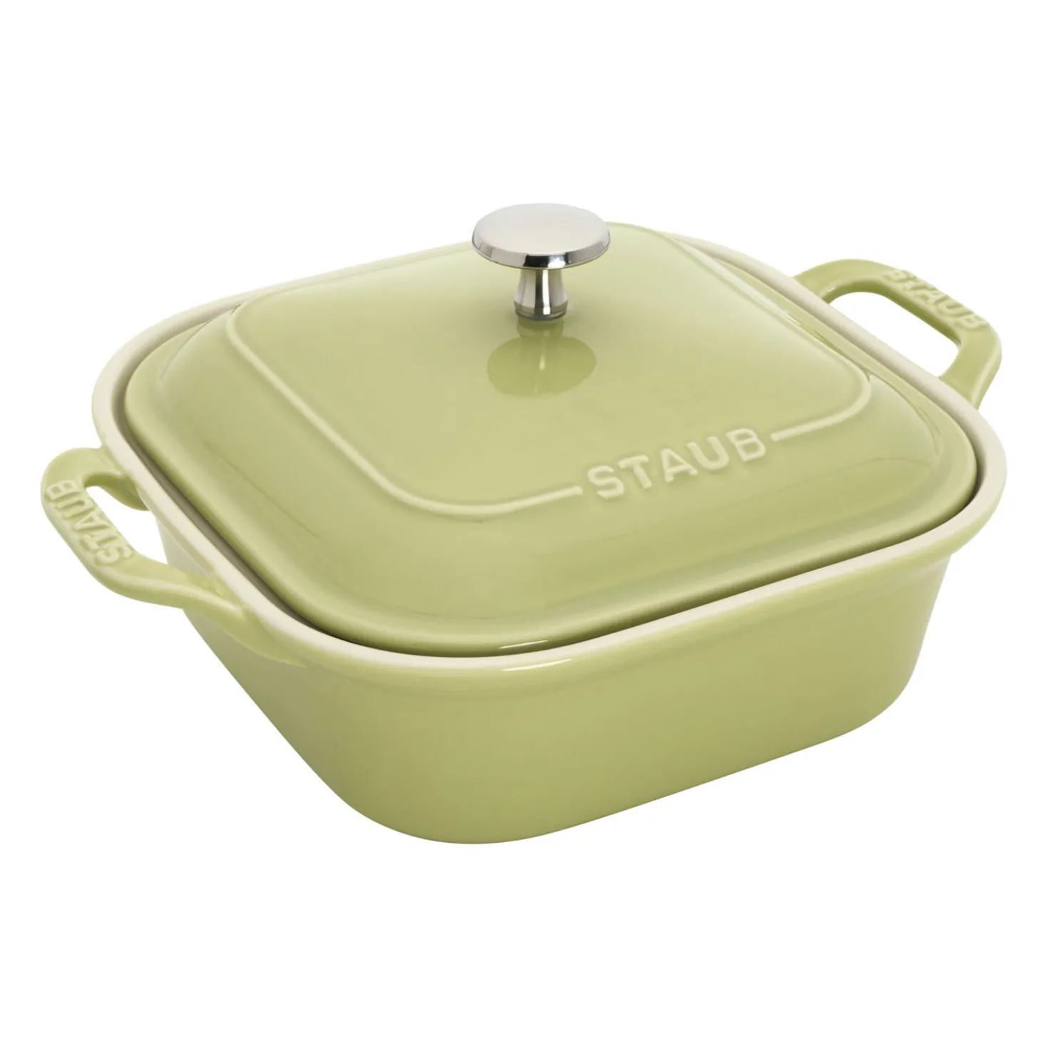 4-pc, Macaron Mixed Baking Dish Set, light green