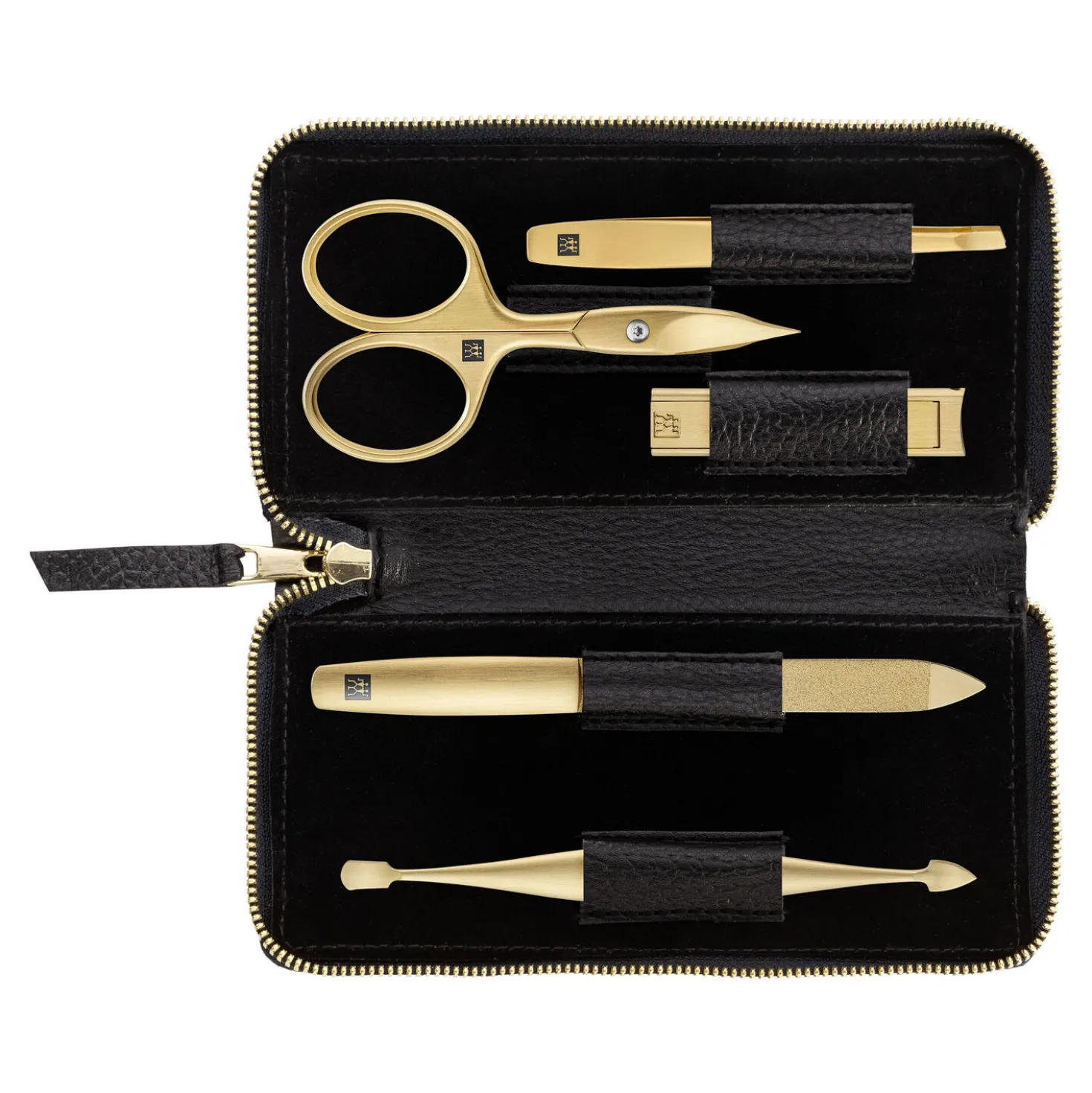 5-pc, Manicure Pedicure Set With Compact Nail Clippers